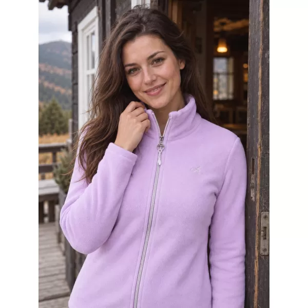  Fleece-Sweatshirt für Damen ALTISPORT ILKI VIOLETT 