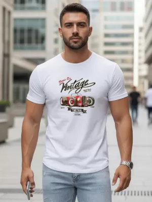 Herren-T-Shirt DSTREET NX5094R-WH WEIß