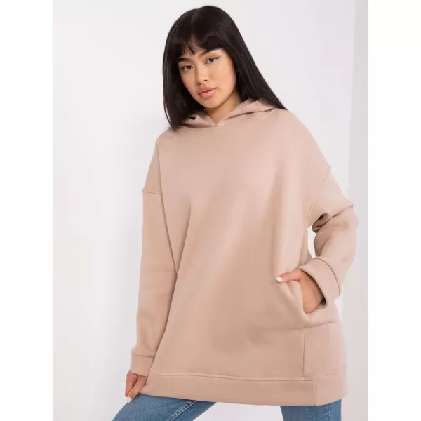 Damen-Sweatshirt BASIC FEEL GOOD RV-BL-8042.00P DUNKELBEIGE 