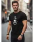 Herren-T-Shirt DSTREET NX081R SCHWARZ