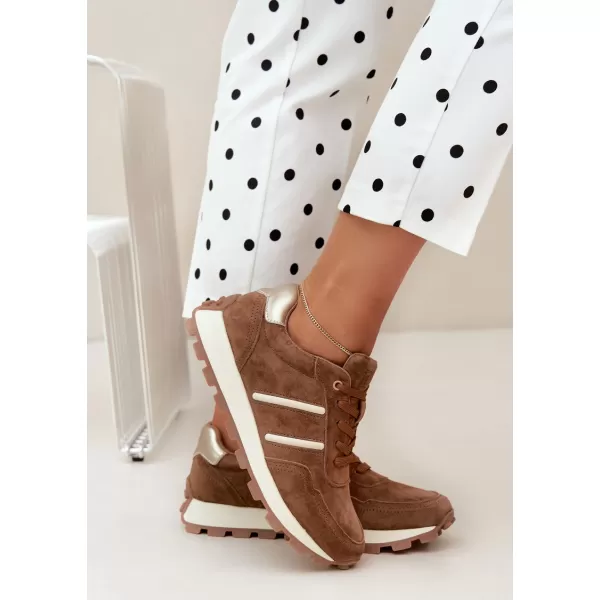  Damen-Sneaker D&A LR62-7101 BEIGE 