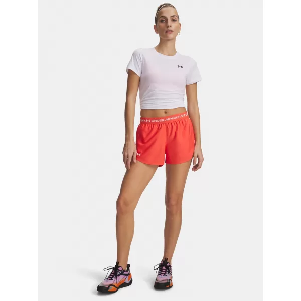  Damen-Shorts UNDER ARMOUR TECH PLAY UP SHORTS 1389882-690 ROT 
