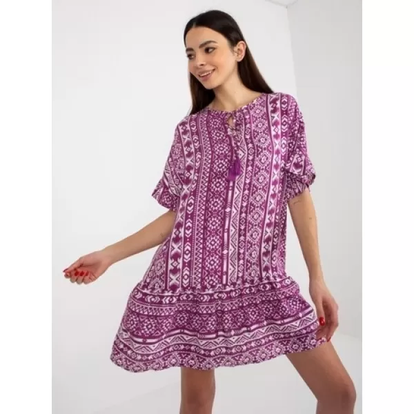  Kleid SUBLEVEL D73771M30306C VIOLETT 