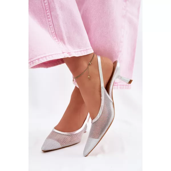  Damensandalen BOTO QQ-213 SILBER 