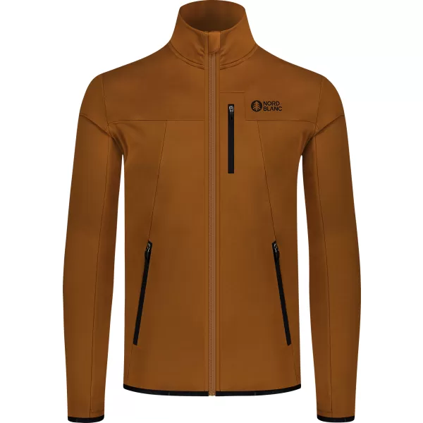  Powerfleece-Sweatshirt für Herren NORDBLANC MORASS NBSFM8335 BRAUN 