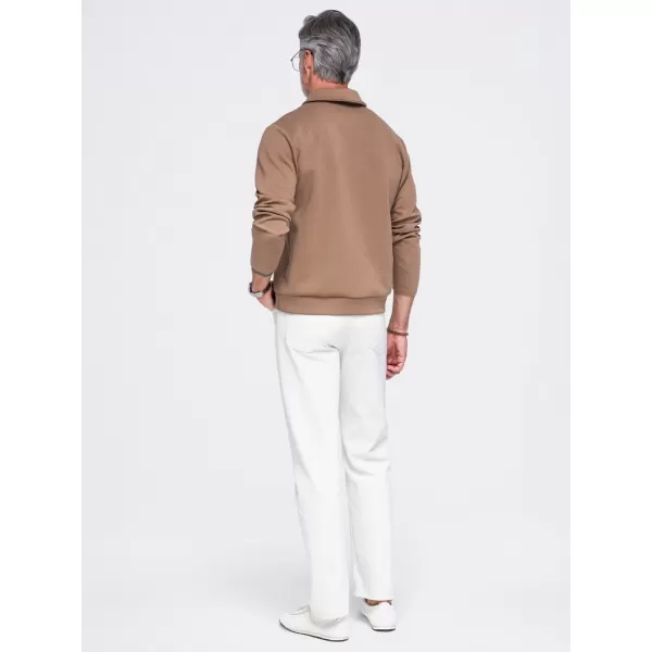  Herren-Sweatshirt OMBRE OM-SSNZ-0262 BRAUN 