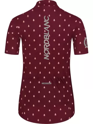 Damen-Radtrikot NORDBLANC TREES NBSLF8085 ROT