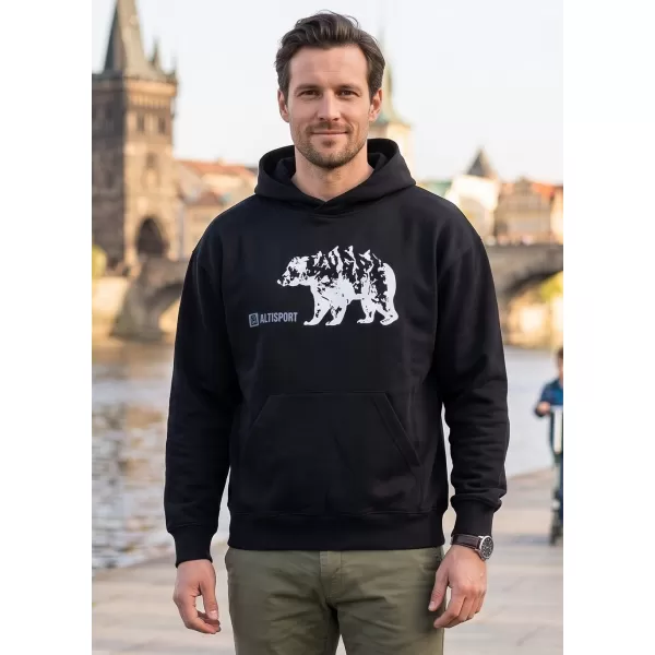  Herren-Sweatshirt ALTISPORT ALM193422 SCHWARZ 