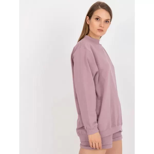  Damen-Sweatshirt BASIC FEEL GOOD AP-BL-A-R001 DUNKELROSA 