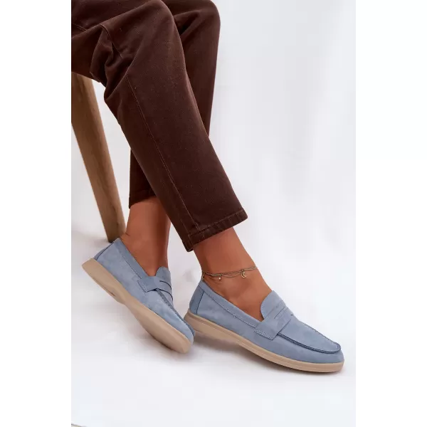  Damenmokassins BOTO QQ-278 BLAU 