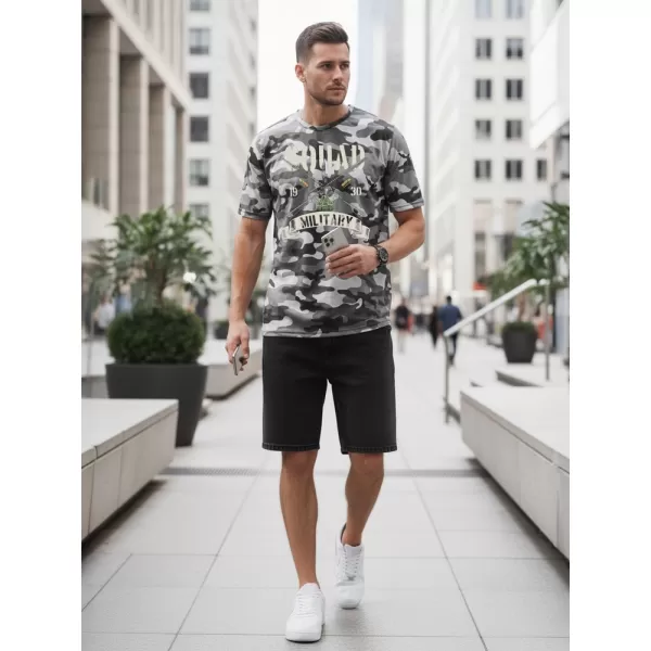  Herren-T-Shirt DSTREET NX2005R-SL-M HELLGRAU 