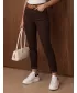 Damenhosen DSTREET UY3151 BRAUN