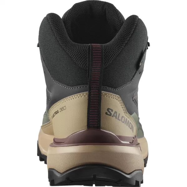  Herrenschuhe SALOMON X ULTRA 360 MID GORE-TEX L47743300 PHANTOM/DESSERTBRÄUNE/RUM-ROSINE 
