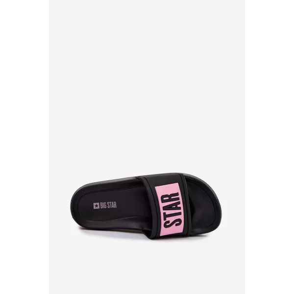  Kinderhausschuhe BIG STAR SHOES TT374A004 SCHWARZ/ROSA 