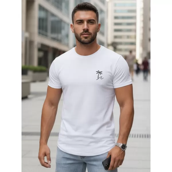  Herren-T-Shirt DSTREET NX5105R-WH WEIß 