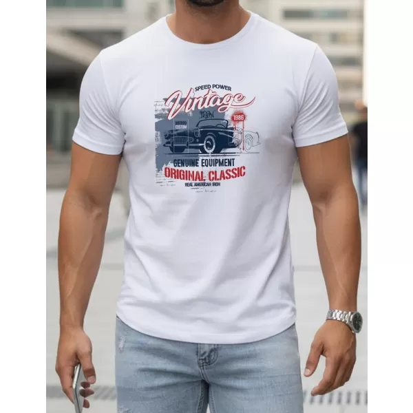  Herren-T-Shirt DSTREET NX5082R WEIß 
