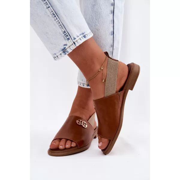  Damensandalen ZAZOO 40473 BRAUN 