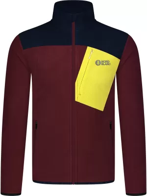 Leichtes Fleece-Sweatshirt für Herren NORDBLANC CRACKLE NBSFM8373 BURGUND