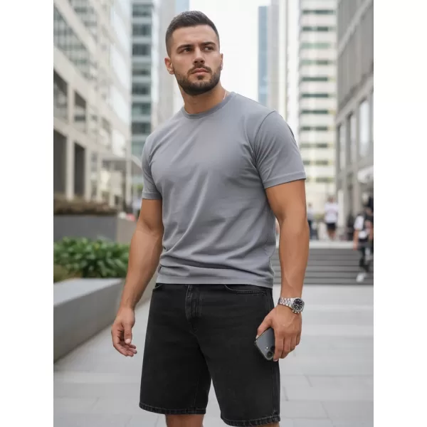  Herren-T-Shirt DSTREET RX5675 HELLGRAU 