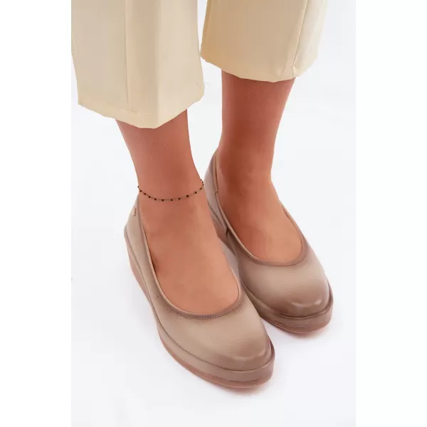  Damen-Stiefeletten VINCEZA 39987 BEIGE 
