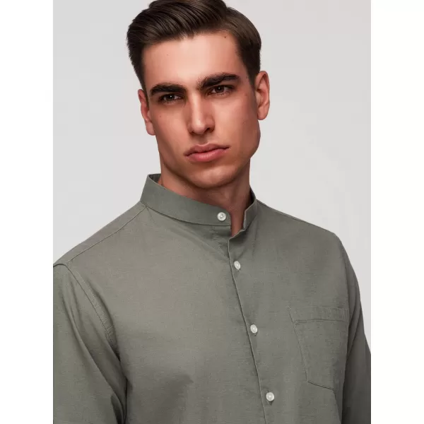  Herrenhemd OMBRE K704 KHAKI 