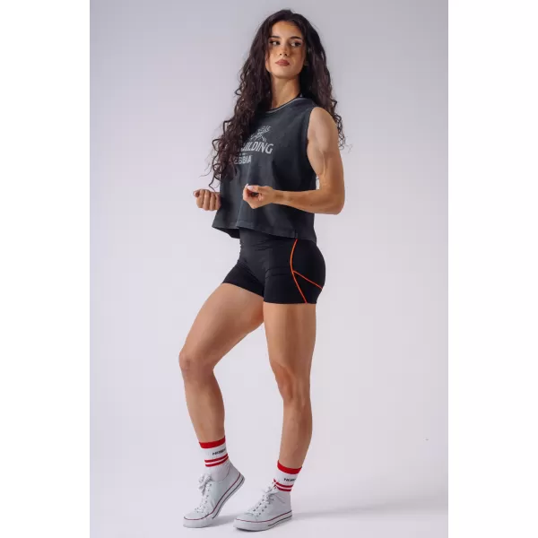  Tanktops für Damen NEBBIA OLYMPIA OVERSIZED 939 SCHWARZ 