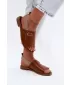 Damensandalen ZAZOO 40473 BRAUN