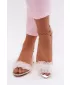 Damensandalen D&A MR61-9006 SILBER