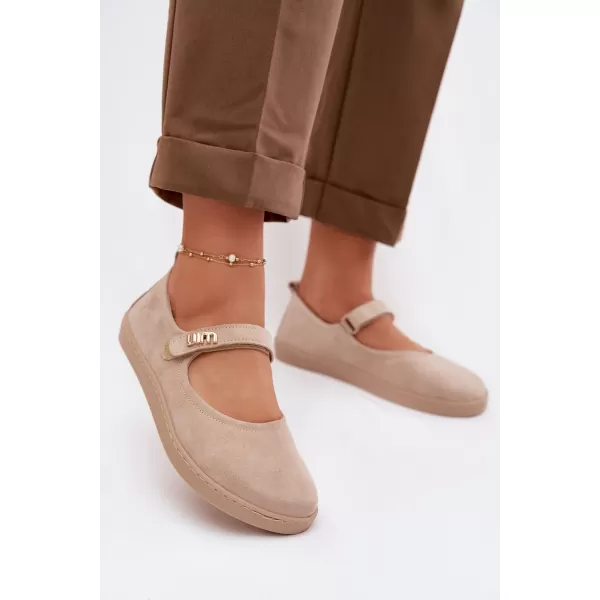  Ballerinas für Damen ZAZOO 10206 BEIGE 