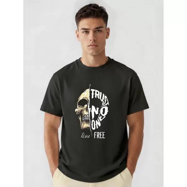  Herren-T-Shirt DSTREET NX1016R-BK-O SCHWARZ 