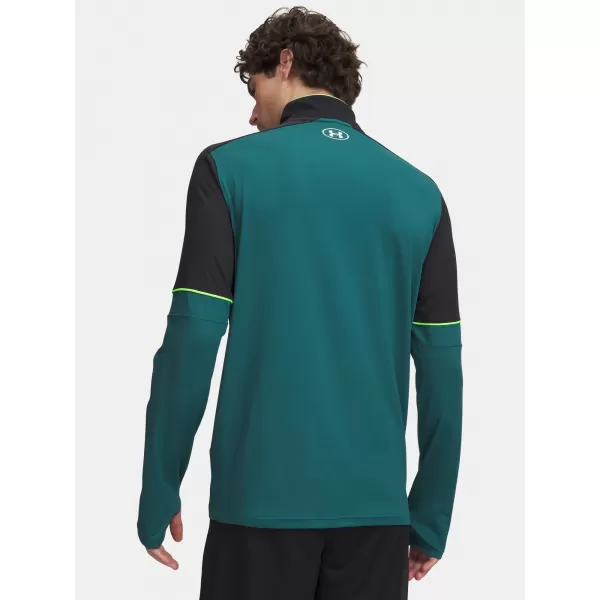  Herren-Sweatshirt UNDER ARMOUR M CHALLENGER TRAINING QZ 6004043-338 GRÜN 