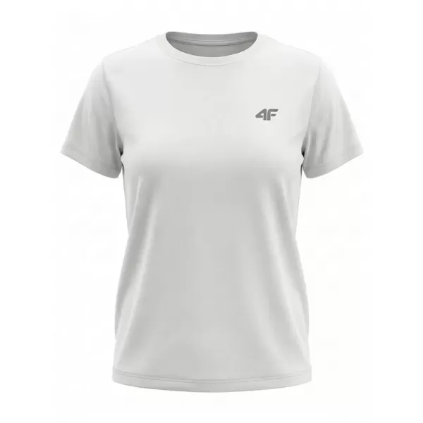  Damen-T-Shirt 4F WMM00TTSHF3308 WEIß 