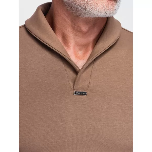  Herren-Sweatshirt OMBRE OM-SSNZ-0262 BRAUN 