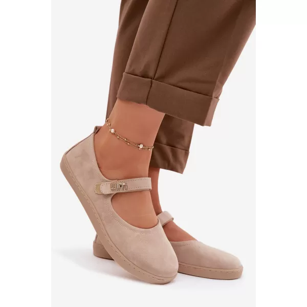  Ballerinas für Damen ZAZOO 10206 BEIGE 