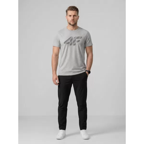  Herren-T-Shirt 4F WMM00TTSHM3342 KALTE HELLGRAUE MELANGE 