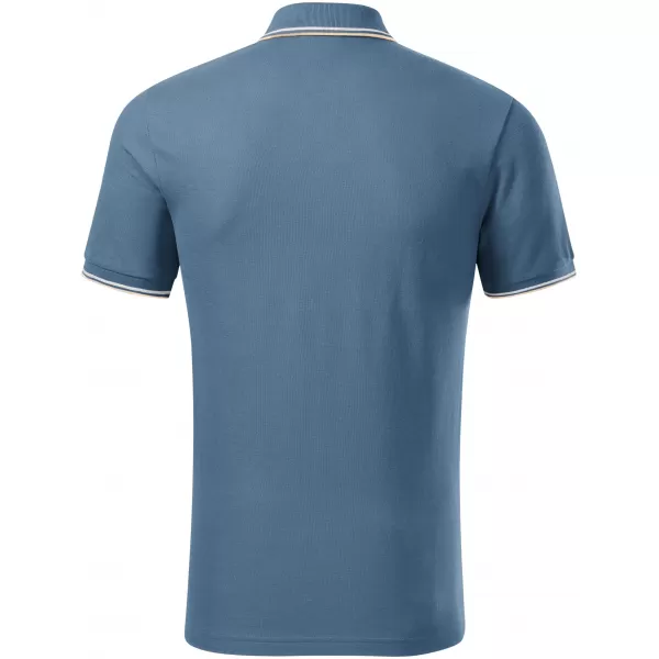  Herren-T-Shirt mit Kragen MALFINI FOCUS 232 DENIM 