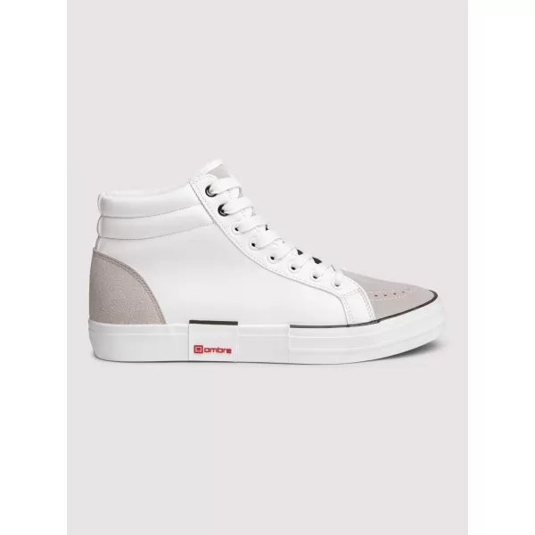  Knöchelsneaker für Herren OMBRE OM-FOTH-0240 WEIß UND BEIGE 