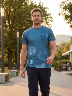 Herren Freizeithemd Premium ALTISPORT VOJ/ALM130TR06 KEROSIN