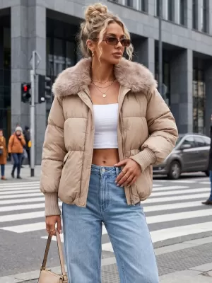 Damenjacke DSTREET TY5816 KARAMELL
