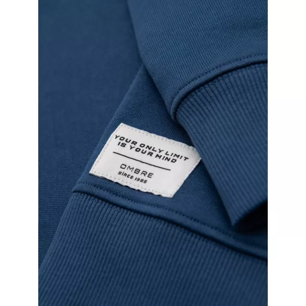  Herren-Sweatshirt OMBRE OM-SSBN-0271 MARINEBLAU 