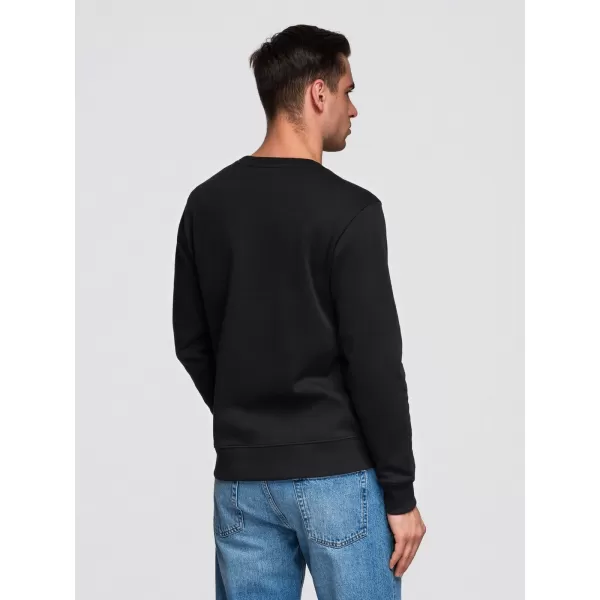  Herren-Sweatshirt OMBRE OM-SSBN-0271 SCHWARZ 