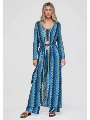 Strickjacke für Damen OMBRE OW-UW-E0001 BLAU