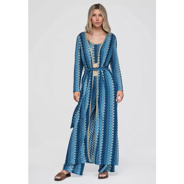  Strickjacke für Damen OMBRE OW-UW-E0001 BLAU 