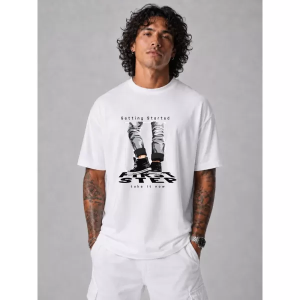  Herren-T-Shirt DSTREET NX1022R-WH-O WEIß 