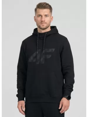 Herren-Sweatshirt 4F WMM00TSWSM2548 TIEFSCHWARZ