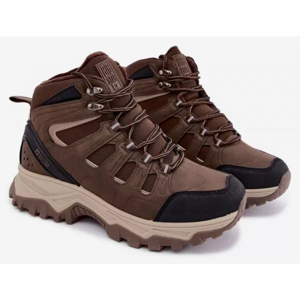  Herrenschuhe BIG STAR SHOES UU174316 BRAUNE/BEIGE SCHATTEN 