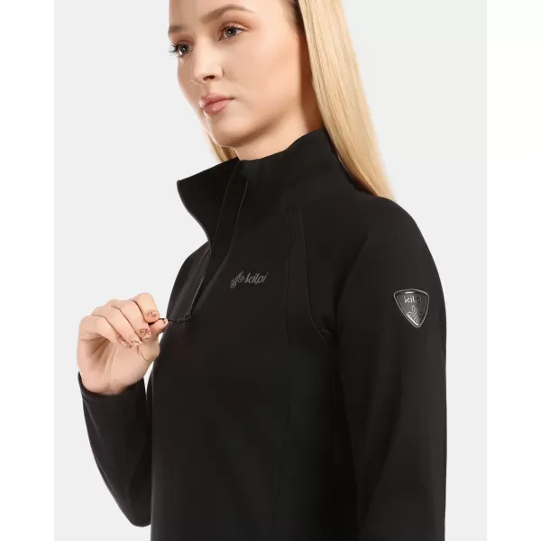  Fleece-Sweatshirt für Damen KILPI MONTALE-W 1L0204KI SCHWARZ 