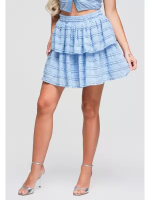 Damenrock OMBRE OW-GL-E0014 BLAU