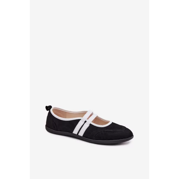  Ballerinas für Damen BOTO 22-383 SCHWARZ 