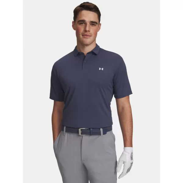 Herren-T-Shirt UNDER ARMOUR T2G PIQUE POLO 6012303-044 GRAU 